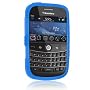 RIM BLACKBERRY BOLD (9000) AT&T BLUE Premium Silicone Skin Protective Cover Case Sleeve...Plus FREE Neck Strap / Lanyard!!!
