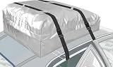 Roofbag Explorer 15. Cu. Ft.- WS-n-15-GY Waterproof Car Top Carrier, Gray, For Cars Without a rack