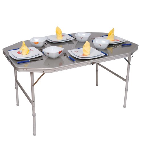 Camp 4 Eddy Table de camping pliante 120 x 80 x 67