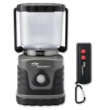 Litexpress Camp 203RC grau/schwarz, Camping-Laterne mit Fernbedienung, 4 Nichia Hochleistungs-LED bis zu 300 Lumen, Kunststoffgehäuse, Leistungsangabe nach ANSI-Standard