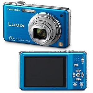 Panasonic Lumix DMC-FH20 14.1 MP Digital Camera with 8x Optical Image Stabilized Zoom and 2.7-Inch LCD (Blue)
