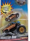 Monster Jam Monster Duo Hot Wheels Truck and Car