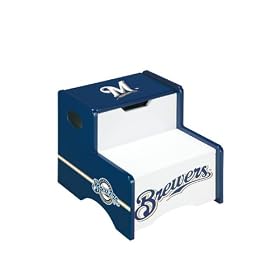 Guidecraft G11216 MLB - Brewers Furniture, Storage Step-Up ( 14.50" L x 14.00" W x 12.50" H )