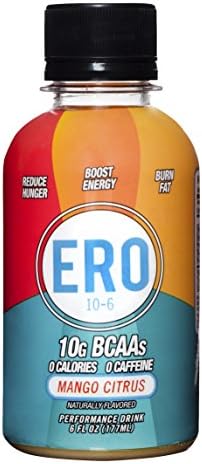 ERO: 10g BCAAs &amp; B-Vitamins, No Calories/Caffeine, 6oz, 12- Pack