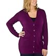 Mossimo&reg; Black Plus Ultra Soft Boyfriend Cardigan - Purple