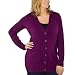 Mossimo® Black Plus Ultra Soft Boyfriend Cardigan - Purple 2 Plus