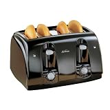 Sunbeam 3911 4-Slice Wide Slot Toaster, Black