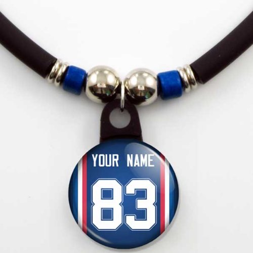 Buffalo Bills Jersey Necklace Personalized with Your Name and Number