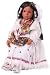 Poupée indienne robe blanche - Poupée avec détails de qualité