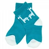 POLARN O. PYRET GIRAFFE SMOOCH NEWBORN TERRY SOCKS