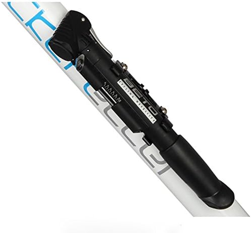 Mini Portable Double Cylinder Cycling Mtb Bike Air Pump Bicycle Tire Inflator With Pressure Gauge Bracket