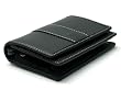 AUTHENTIC COACH SLG BLACK LEATHER MULTI CASE/SMALL WALLET 3485