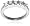 14k White Gold 5-Stone Diamond Ring (1 cttw, H Color, SI2 Clarity), Size 5