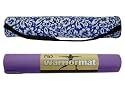 Purple Beginners Warrior Yoga Mat and Blue Wai Lana Bag
