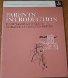 Parent?s Introduction To Britannica's College Entrance Examination Guides (The Encyclopaedia Britannica College Preparatory Series)