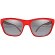 I Ski Boulder Classics Lifestyle Sunglasses - Red/Smoke with Silver Mirror