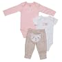 Infant Girls Purr-fect 3 Pc Piece Layette Set