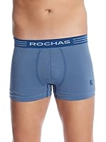 Rochas París Pack x 2 Bóxers De Algodón Sin Costuras (Azul)