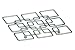 from Premier Housewares Premier Housewares Squares Trivet, Chrome Model 0509615