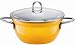 Silit 4-Quart Cook N Serve with Lid, Crazy Yellow