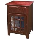Crosley ST73-CH Richmond Entertainment Center Cabinet - Cherry