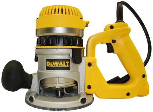 DEWALT DW618D 2-1/4 HP Electronic Variable Speed D-Handle Router with Soft Start