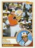 1983 Topps Cal Ripken Baseball Card #163 - Shipped In Protective Display Case!