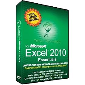 Total Training Microsoft Excel 2010: Essentials. TT FOR MS EXCEL 2010 ESSENTIALS DVD SS-TR. 432... by