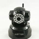 41savrpK62L. SL160  High Quality Loftek Genuine wireless/wired ip camera Pan&Tilt with night/day version and Dual way audio,compatible with Window and Iphone