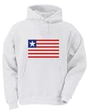 LIBERIA / LIBERIAN FLAG Adult Hooded (Hoody) Sweatshirt In Various Colors
