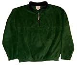 Dark Green Classic Half Zip Polar Fleece