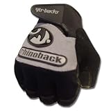 Black Rhino Quarter Back Gloves-Grey/Small