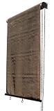 Coolaroo Select Series Top Roll up Sun Shade 6 Feet by 6 Feet, Mocha