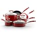 Circulon Contempo Red Nonstick Cookware Set, 10-Piece Circulon Contempo Red Nonstick Cookware Set, 10-Piece