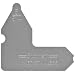 Starrett 167-5/64 Stainless Steel Radius Gauge - Inch, 5/64" Radius