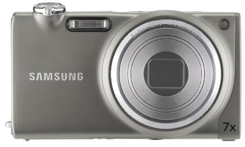 Samsung ST5000 Digitalkamera (14 Megapixel, 7-fach opt. Zoom, 8,89 cm (3,5 Zoll) Touch Screen Display, Duale Bildstabilisierung) grau