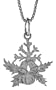 Sterling SilverKissing Doves (Wedding Favors) Pendant, 5/8 in. (17mm)