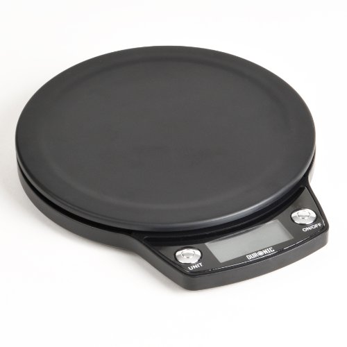 Duronic KS758 Black Portable Design Digital Display 5KG Kitchen Scales