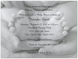 Black and White Toes Baby Shower Invitations - Set of 20
