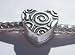 Antique Silver Plated Heart with Swirls Spacer Bead Fits Pandora (1)