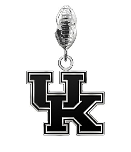 Kentucky Wildcats Antique Football Dangle Charm Fits All European Style Charm Bracelets