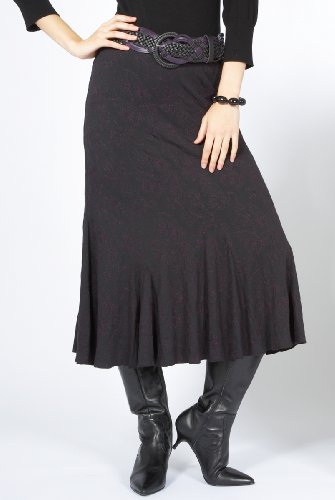Per Una Cotton Rich Embroidered Jersey Skirt