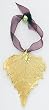 Leaf Ornament - Gold Birch - Actual Leaf!