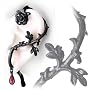 Rose of Passion - Single Gothic Earring by Alchemy Gothic