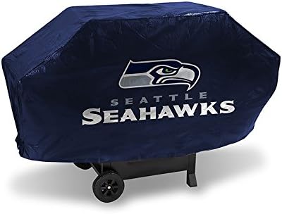 Seattle Seahawks Deluxe Heavy Duty Barbeque BBQ Grill Cover Authentic NFL Hologram