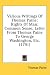 Search : Various Writings Of Thomas Paine: Rights Of Man; Common Sense; Letter From Thomas Paine To George Washington, Etc. (1791)