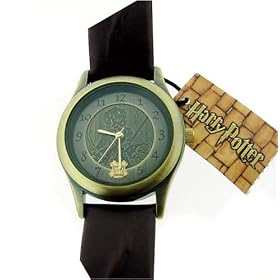 Collectible Harry Potter Unisex Bronze Finish Hogwart's Crest Watch HC0005