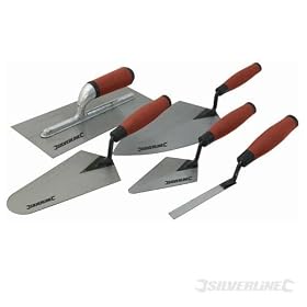 Silverline 395016 Soft Grip Trade Trowel Set