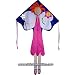 Large Easy Flyer Kite - Fairy (46" X 90") with 300 Ft 30lb Test Kite String and Winder