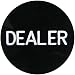Trademark 10-5500BLK Professional Black Dealer Button